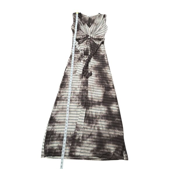 Drew Tie Dye Stripe Maxi Dress Sleeveless Charcoal Small NWT - Picture 11 of 12